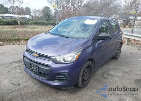 2016 Chevrolet Spark Ls Cvt z USA, uszkodzony, nr VIN KL8CB6SA0GC587706